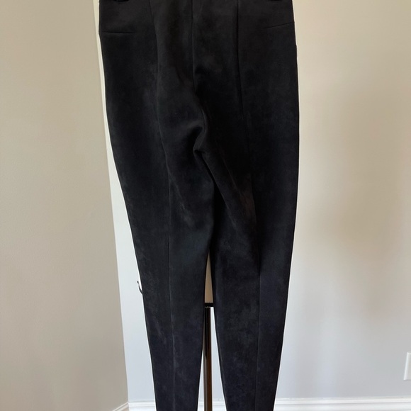 Zara Basic size small faux suede pants black - Picture 9 of 12